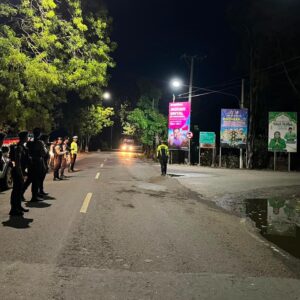 Jaga Stabilitas Kamtibmas di Wilayah Hukumnya, Pamapta Polres Bima Kabupaten Gelar Patroli Malam di Jam Rawan