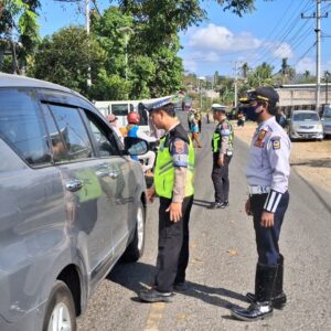 Hari Ketujuh Operasi Gabungan Sadar Pajak di Dompu, Lima Pengendara Motor Ditindak dalam Razia Terpadu