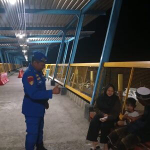 Sat Polairud Polres Lombok Utara Gelar Patroli Dialogis di Pelabuhan Bangsal