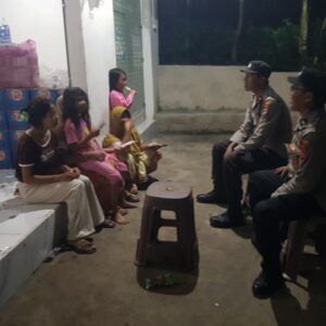 Polsek Kayangan Gelar Patroli Blue Light Ciptakan Kamtibmas Kondusif