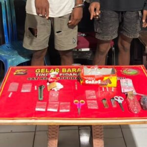 Dua Terduga Pengedar Sabu Dibekuk Satresnarkoba Polres Dompu, Polisi Amankan Sabu Bruto 5,68 Gram
