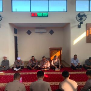 Binrohtal Rutin, Polres Bima Kota Perkuat Keimanan dan Mental Personel Sebelum Bertugas