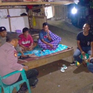 Melalui Patroli KRYD dan Dialogis Polsek Belo Sambangi Warga dan Cegah Potensi Kriminalitas di Malam Hari