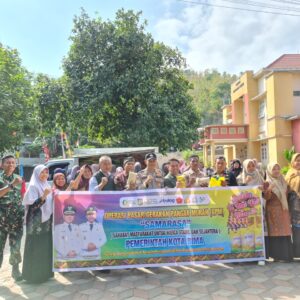Sat Binmas Polres Bima Kota Hadiri Gerakan Pangan Murah, Dukung Stabilitas Harga dan Serapan Hasil Panen Petani Lokal