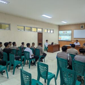 Tingkatkan Profesionalisme Propam Polres Sumbawa Barat Berikan Pembinaan Etika Profesi POLRI