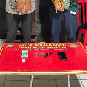 Satresnarkoba Polres Dompu Amankan Dua Terduga Pelaku Narkotika, Sabu Bruto 2,66 Gram di Kandai Dua