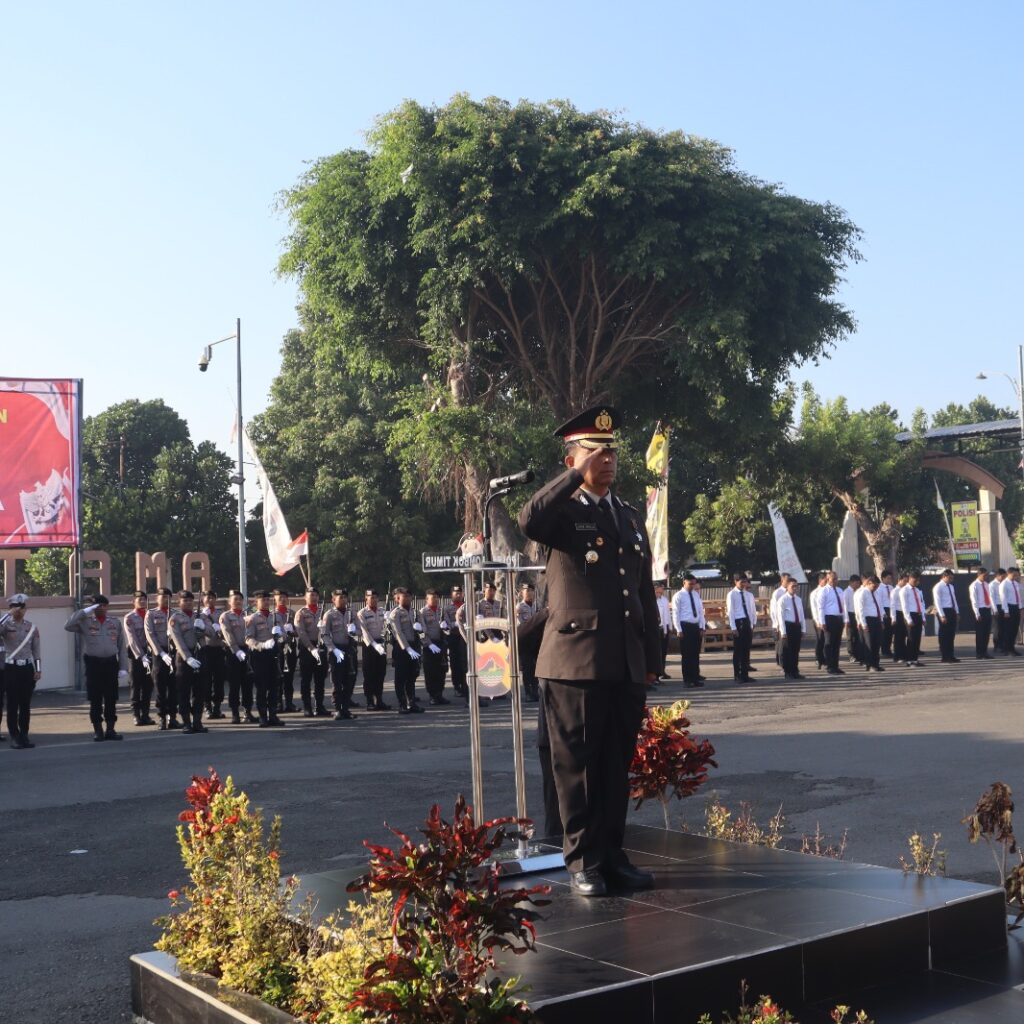Polres Lombok Timur Gelar Upacara HUT ke-81 Kemerdekaan RI