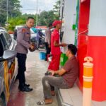 Polsek Batukliang Gelar Patroli Dialogis di SPBU, Cegah Penimbunan BBM
