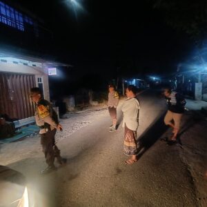 Antisipasi Tindak Kriminal Polsek Terara Intensifkan Patroli