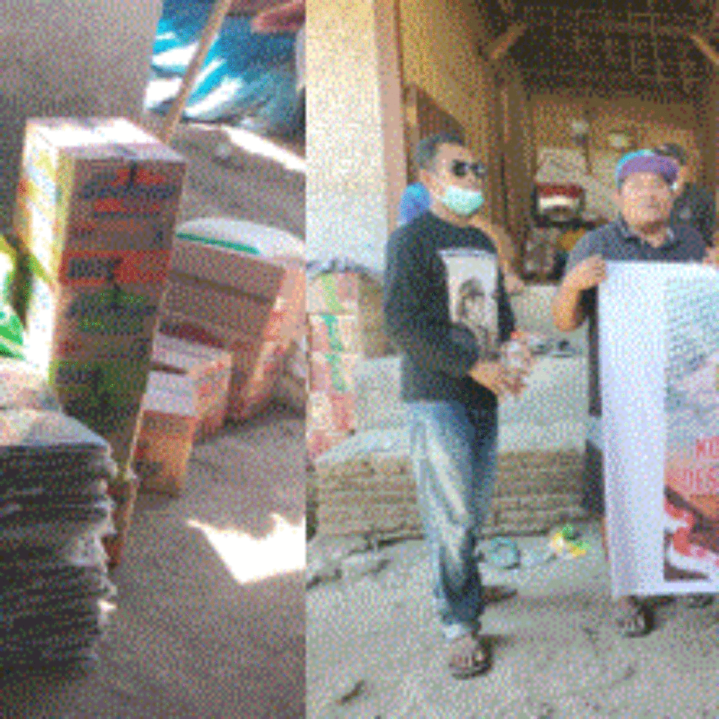 Bhabinkamtibmas Desa Bagik Papan Salurkan Bantuan dari Kapolres Lombok Timur untuk Korban Kebakaran Rumah Adat di Sade