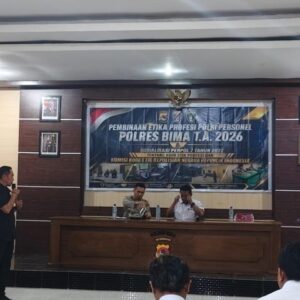 Bid Propam Polda NTB Menggelar Sosialisasi Perpol No 7 Tahun 2022 dan Pembinaan Etika Profesi Polri di Mapolres Bima Kabupaten