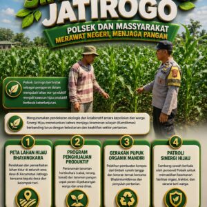Polsek Jatirogo Turun ke Ladang Jagung Desa Dingil, Wujudkan Dukungan Astacita Swasembada Pangan