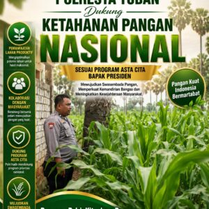 Polsek Plumpang Polresta Tuban Turun Langsung Cek Tanaman Jagung Warga