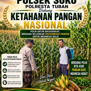 Polsek Soko Polresta Tuban Turun Langsung Cek Tanaman Jagung Warga