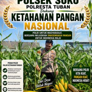 Polsek Soko Polresta Tuban Turun Langsung Cek Tanaman Jagung Warga