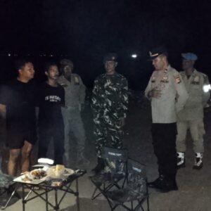 Serentak, Polsek Jajaran Polres Bima Kota Gelar Patroli Strong Point Rinjani di Sejumlah Titik Rawan