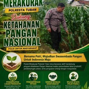 Polri Dukung Astacita, Polsek Merakurak Polres Tuban Turun Cek Tanaman Jagung Warga di Desa Tuwiri Kulon