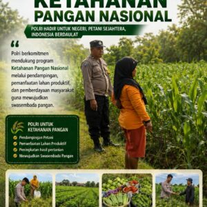 DALAM RANGKA MENDUKUNG PROGRAM ASTACITA, ANGGOTA POLSEK PARENGAN SAMBANGI PETANI JAGUNG DI DESA KUMPULREJO GUNA DUKUNG KETAHANAN PANGAN
