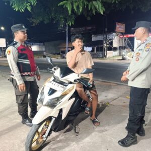 Polsek Bayan Gelar Patroli Blue Light dan Patroli Objek Vital di Wilayah Anyar