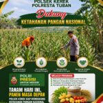 DUKUNG ASTA CITA, ANGGOTA POLSEK KEREK PANTAU AKTIVITAS PETANI JAGUNG DI DESA BINAAN