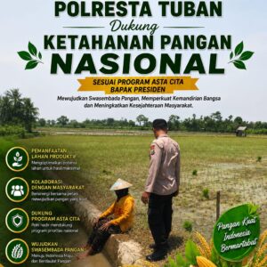 Polri Dukung Astacita, Polsek Merakurak Polres Tuban Turun Cek Tanaman Jagung Warga di Desa Tuwiri Kulon