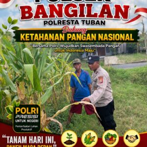 POLSEK BANGILAN DUKUNG KETAHANAN PANGAN
