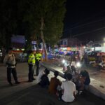 POLRES DOMPU GELAR PATROLI CIPTA KONDISI, SASAR GENERASI MUDA DAN ANTISIPASI GANGGUAN KAMTIBMAS