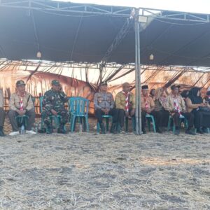 POLSEK HU’U AMANKAN UPACARA PEMBUKAAN PERKEMAHAN AKBAR HUT PRAMUKA KE-64