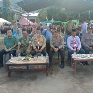POLSEK KEMPO MONITORING PEMBUKAAN KEMAH AKBAR PRAMUKA, 1.200 PESERTA IKUT BERKEMAH