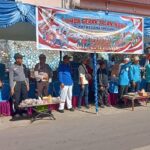 Meriahkan HUT Kemerdekaan RI Ke-81, Personel Polsek Donggo Gelar Pengamanan Gerak Jalan Indah Tingkat Kecamatan Donggo