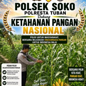 Polsek Tambakboyo Polres Tuban Turun Cek Tanaman jagung Warga di Desa Ngulahan