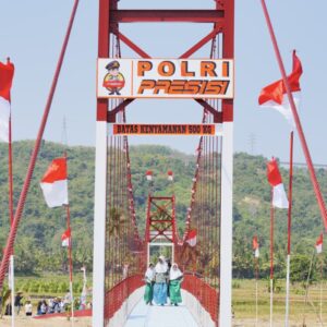 Kapolri: Jembatan Merah Putih Presisi Wujud Sinergi TNI-Polri Dukung Pembangunan dan Konektivitas Masyarakat