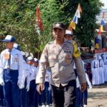 Semarak HUT Kemerdekaan RI Ke-81, Polsek Bolo Gelar Pengamanan Karnaval Pelajar SPM hingga SMA Tingkat Kecamatan Bolo