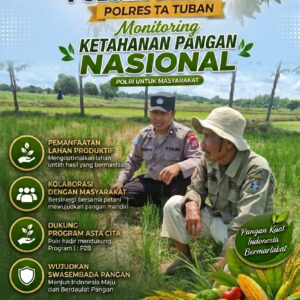 Dukung Swasembada Pangan, Aiptu Purwadi Sambangi Petani Desa Bulujowo