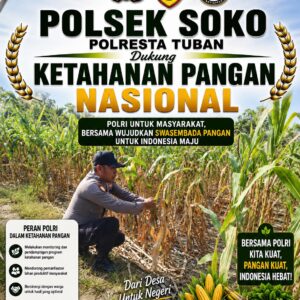 Polsek Soko Polresta Tuban Turun Langsung Cek Tanaman Jagung Warga
