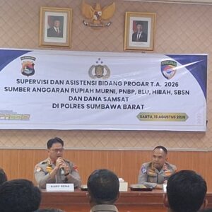 Tingkatkan Akuntabilitas Dan Pengelolaan Anggaran, Polres Sumbawa Barat Gelar Kegiatan Supervisi Dan Asistensi Bidang Progar T.A. 2026