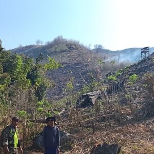 Cegah Api Meluas, Babinsa Edukasi Penggarap Lahan
