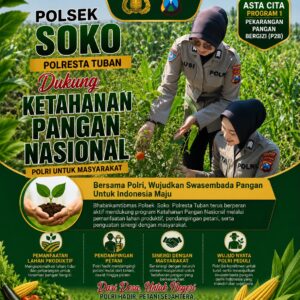 Polsek Soko Polresta Tuban Turun Langsung Cek Tanaman Jagung Warga
