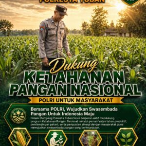 Polri Dukung Astacita, Polsek Merakurak Polres Tuban Turun Cek Tanaman Jagung Warga di Desa Tuwiri Wetan