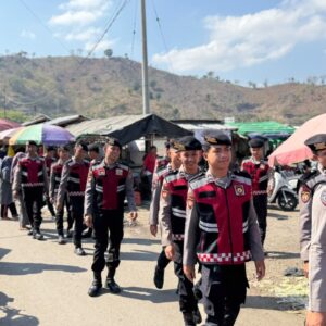 Pasca Gempa, Sat Samapta Polres Bima Kota Gelar Patroli dan Imbau Warga Tetap Tenang