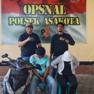 Tim Opsnal Polsek Asakota Ungkap Curanmor di Kelurahan Jatibaru, Terduga Pelaku dan Penadah Diamankan