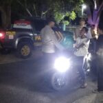 Menekan Segala Bentuk Aksi Kriminal, Polsek Soromandi Menggelar Patroli Strong Point Presisi di Wilayah Hukumnya