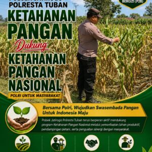 Polsek Jatirogo Turun ke Lahan produktif Desa Demit Wujudkan Dukungan Astacita Swasembada Pangan