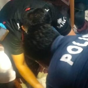 Polsek Ambalawi Olah TKP Peristiwa Gantung Diri di Desa Nipa