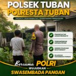 Polsek Tuban Dorong Pemanfaatan Lahan Produktif untuk Wujudkan Swasembada Pangan