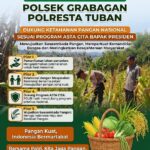 ANGGOTA POLSEK GRABAGAN SAMBANG DESA BINAAN, PANTAU LAHAN JAGUNG DAN MEMASTIKAN SISTEM IRIGASI MASIH LANCAR