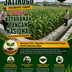 Polsek Jatirogo Turun ke Lahan produktif Desa Kebonharjo Wujudkan Dukungan Astacita Swasembada Pangan