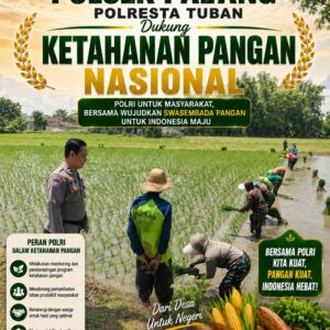 Polsek Palang terus berkomitmen dalam mendukung Ketahanan Pangan Nasional.