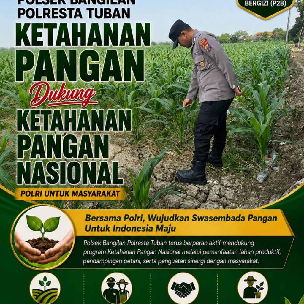 Ketahanan Pangan, Polri Hadir Dukung Swasembada Pangan Nasional