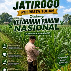 Polri dukung progam Astacita, Polsek Jatirogo Polresta Tuban Turun Cek Tanaman jagung Warga di Desa Sidomulyo